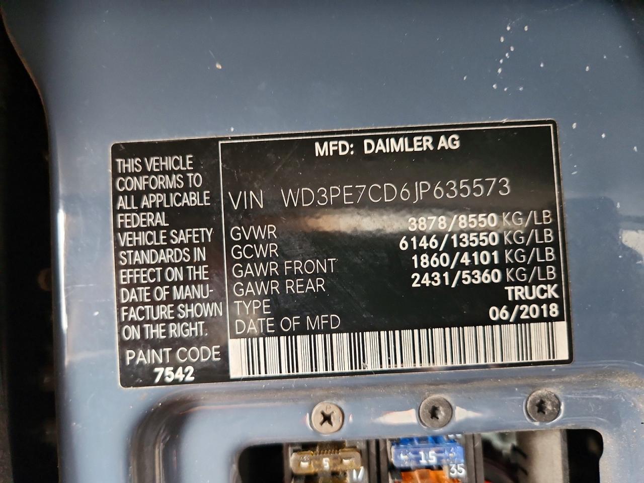 2018 MERCEDES-BENZ SPRINTER 2500 photo 40