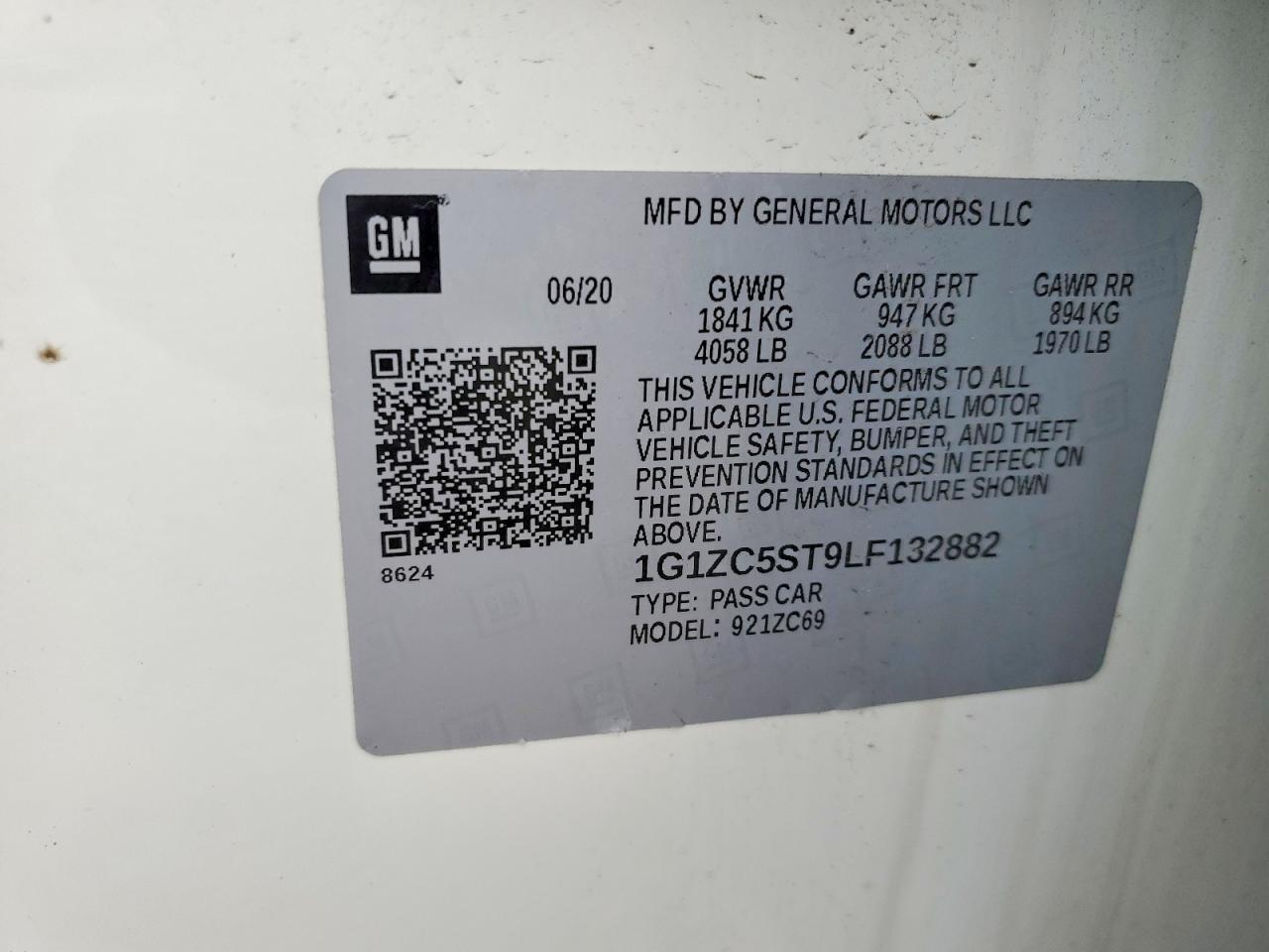 2020 CHEVROLET MALIBU LS photo 23
