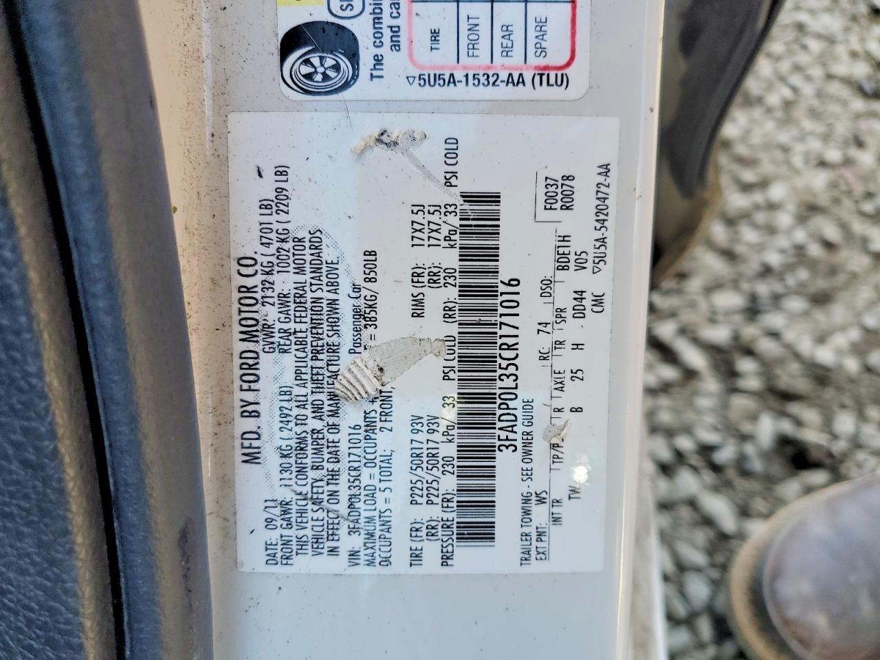 2012 FORD FUSION HYBRID photo 23
