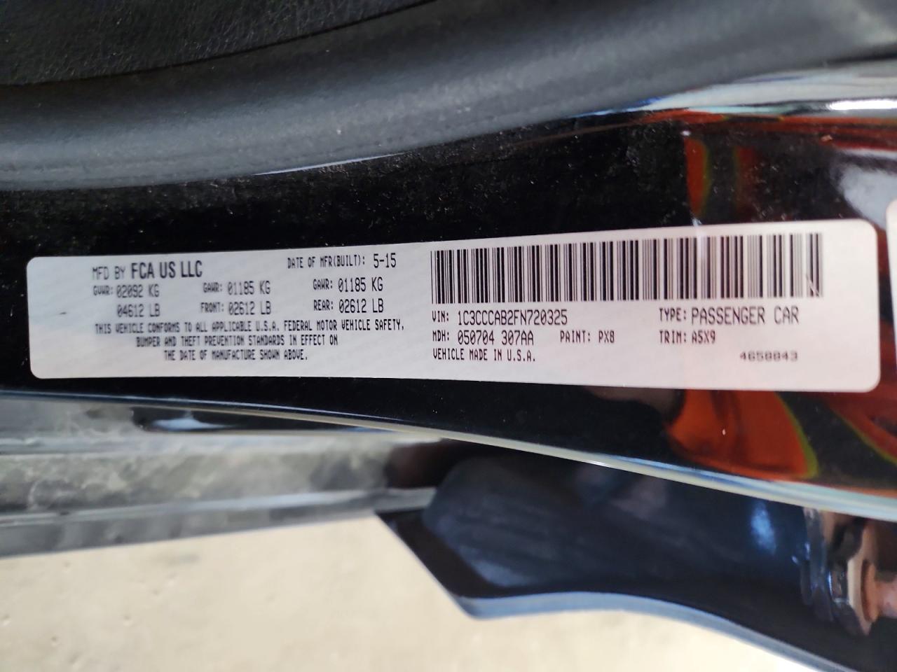 2015 CHRYSLER 200 LIMITED photo 34