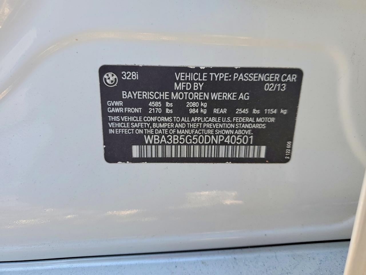 2013 BMW 328 XI SULEV photo 12