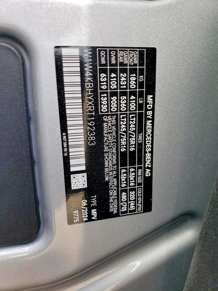 2024 MERCEDES-BENZ SPRINTER 2500 photo 25