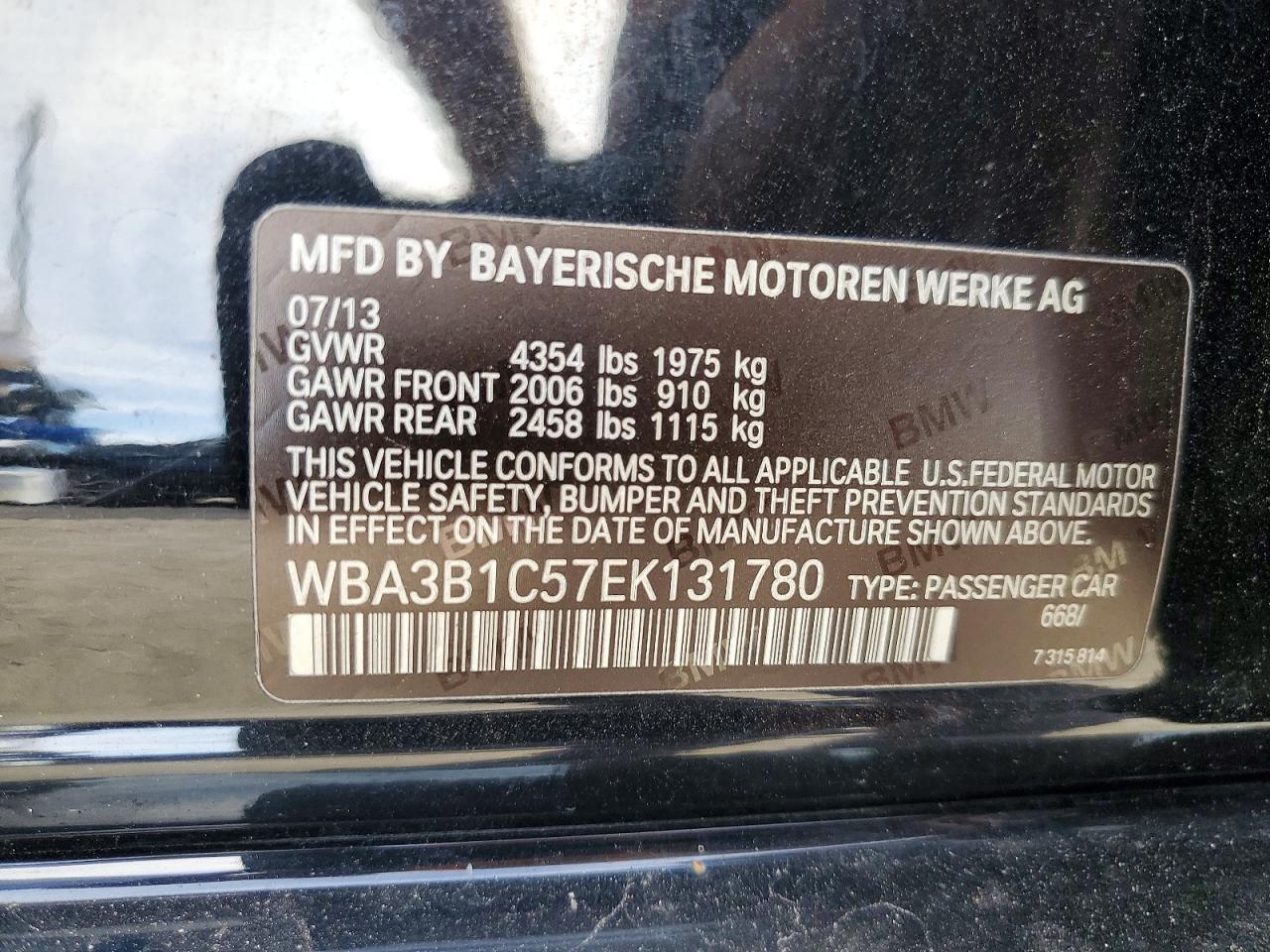 2014 BMW 320 I photo 12