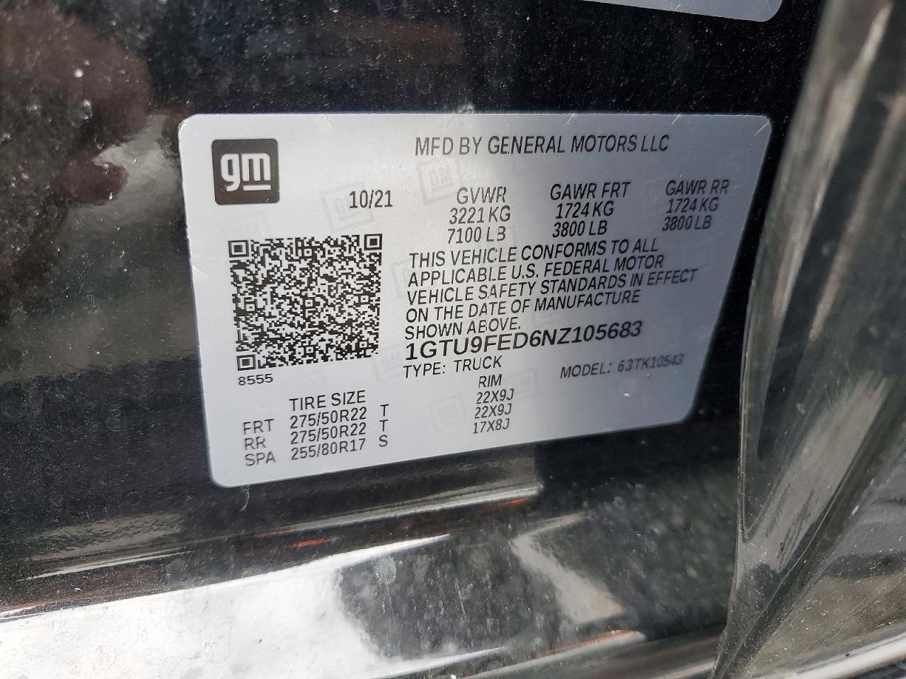 2022 GMC SIERRA LIMITED K1500 DENALI photo 12