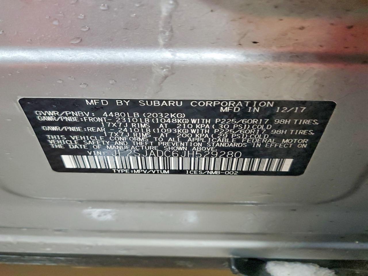 2018 SUBARU FORESTER 2.5I PREMIUM photo 25
