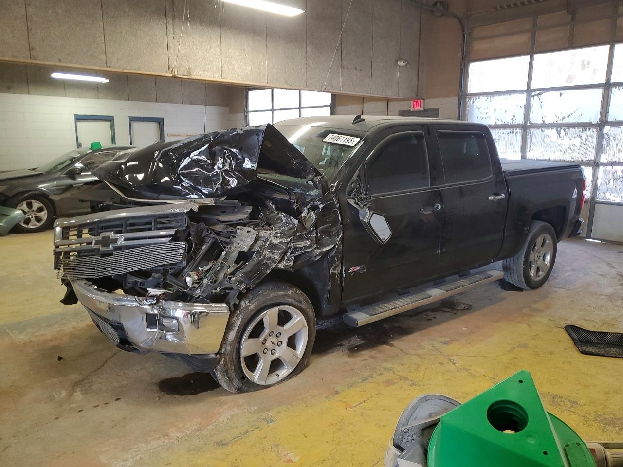 2014 CHEVROLET SILVERADO K1500 LT — FRONT END damage — photo 1