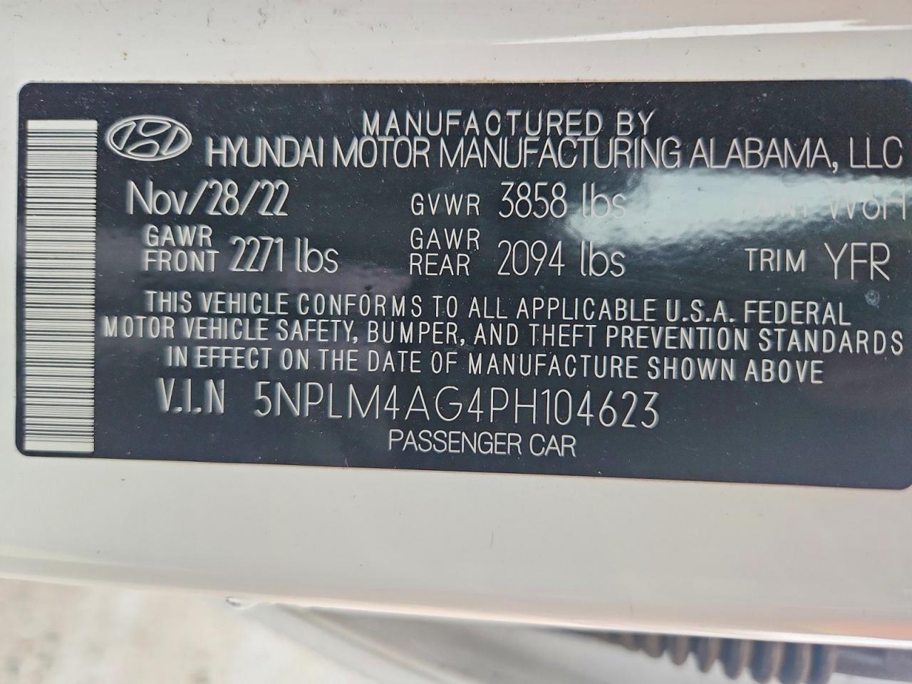 2023 HYUNDAI ELANTRA SEL photo 12