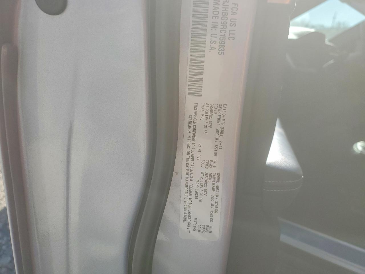2024 JEEP GRAND CHEROKEE LIMITED photo 13