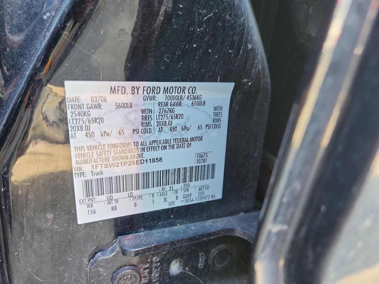 2006 FORD F250 SUPER DUTY photo 34