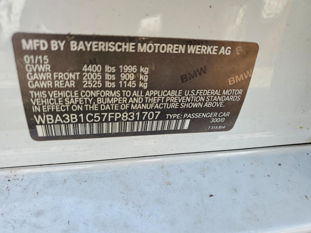 2015 BMW 320 I photo 23