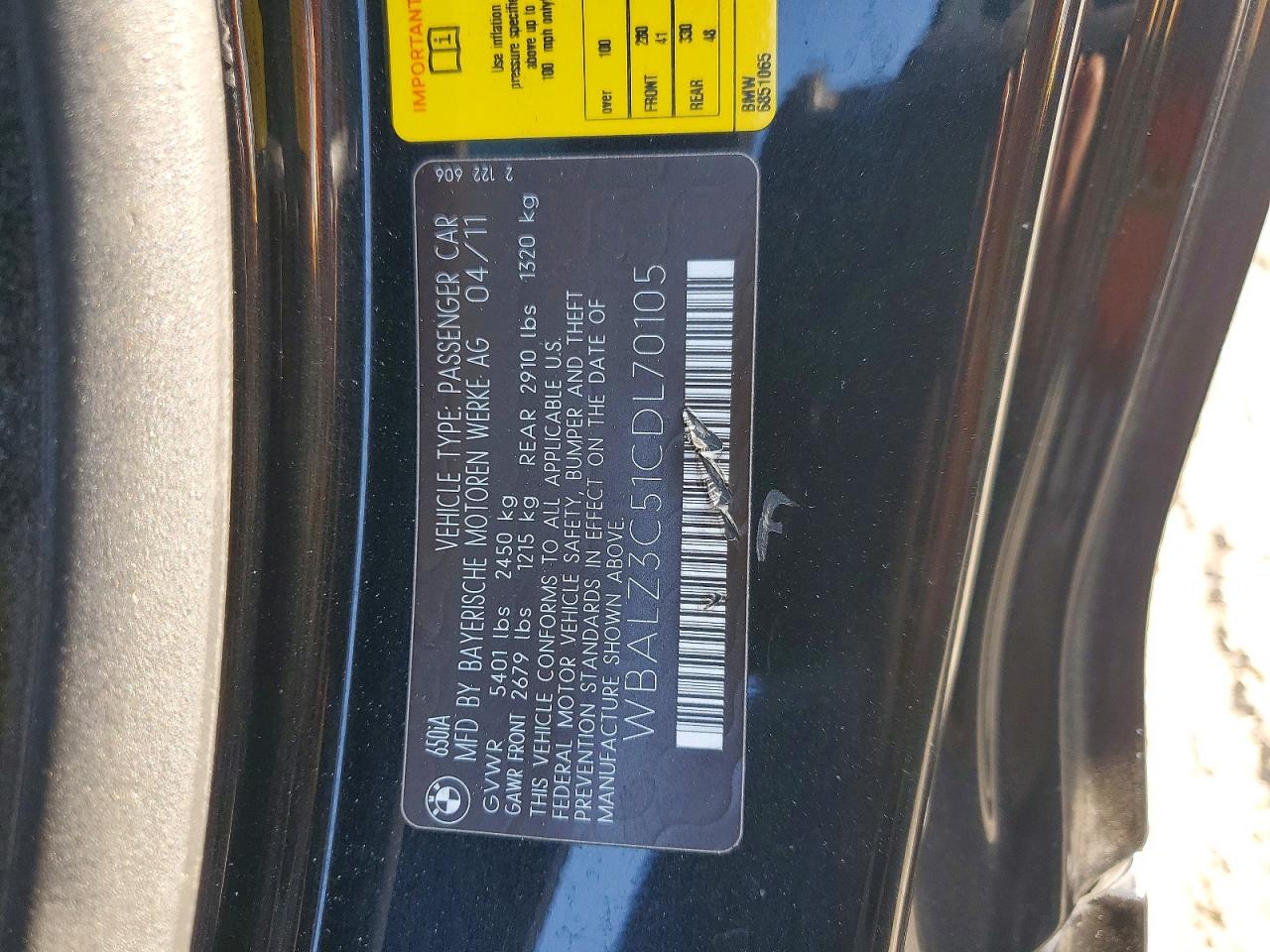 2012 BMW 650 I photo 12
