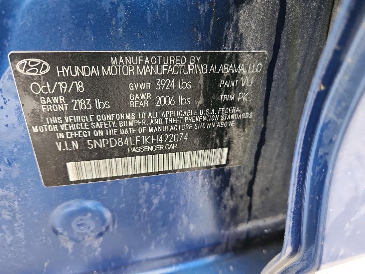 2019 HYUNDAI ELANTRA SEL photo 25