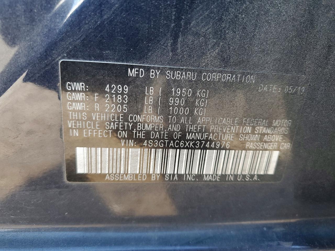 2019 SUBARU IMPREZA PREMIUM photo 23