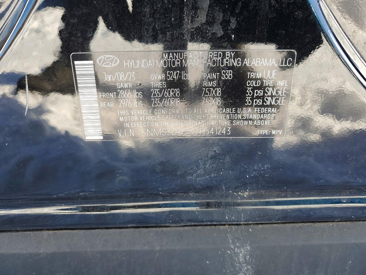 2023 HYUNDAI SANTA FE SEL PREMIUM photo 25
