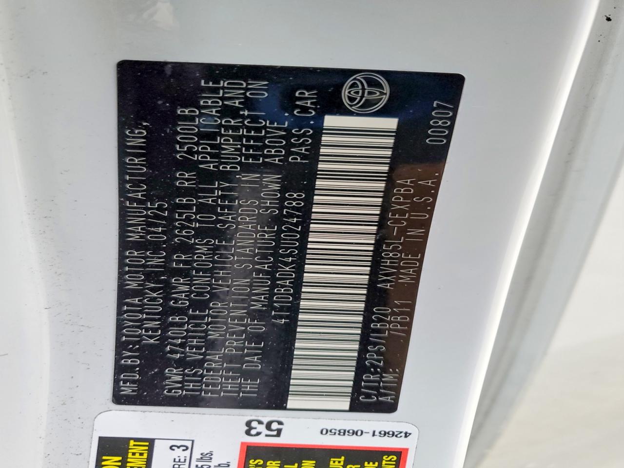2025 TOYOTA CAMRY XSE photo 12