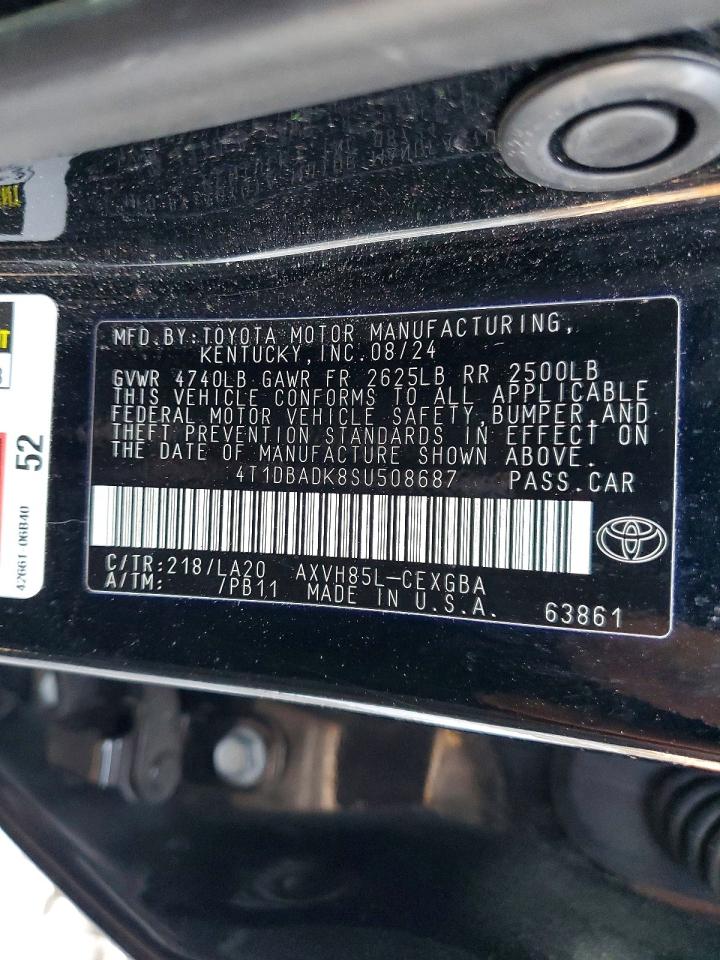 2025 TOYOTA CAMRY XSE photo 13