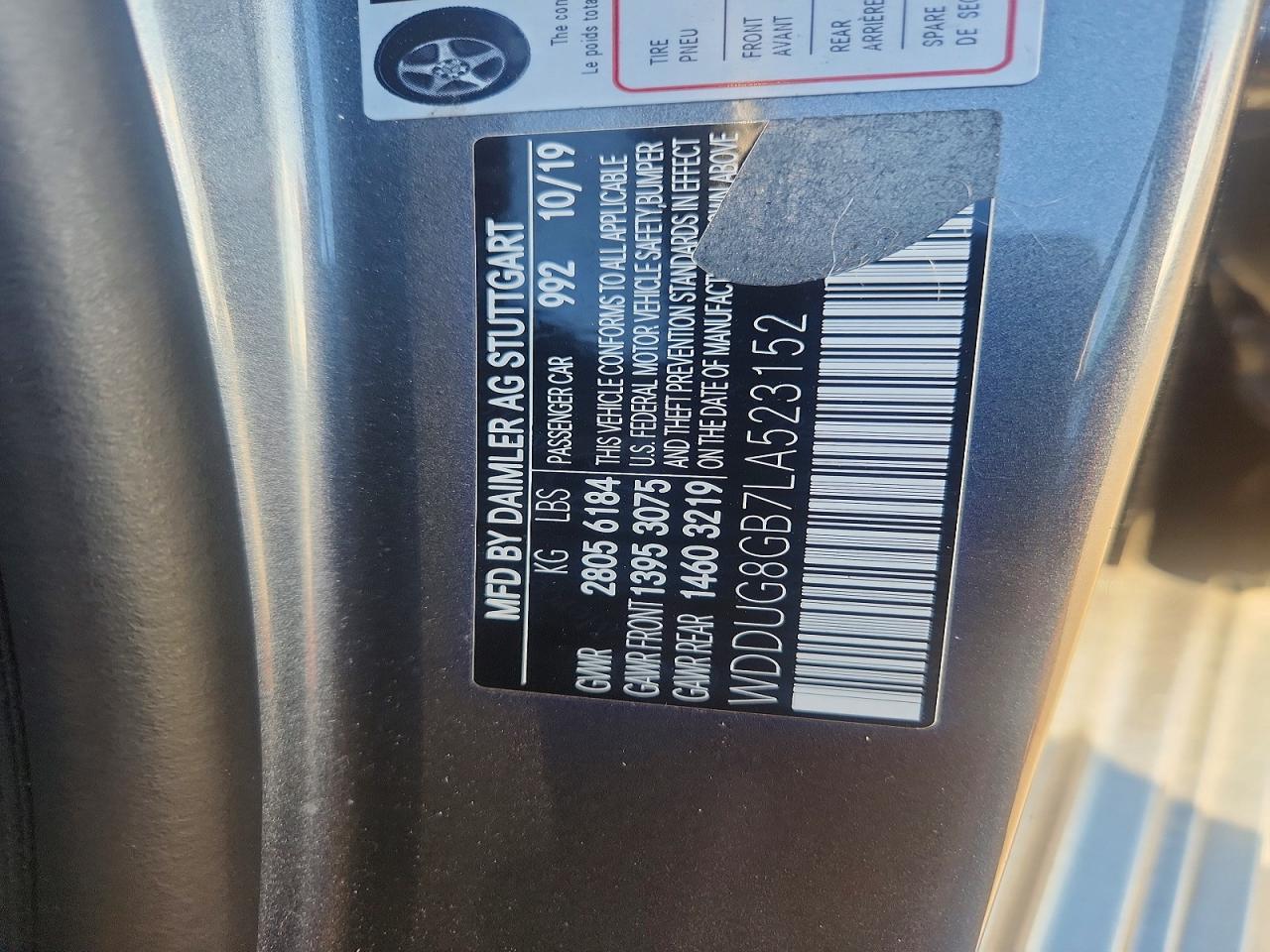 2020 MERCEDES-BENZ S 560 4MATIC photo 12