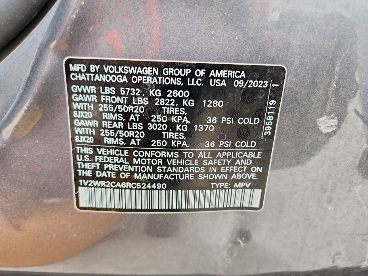 2024 VOLKSWAGEN ATLAS SE photo 13
