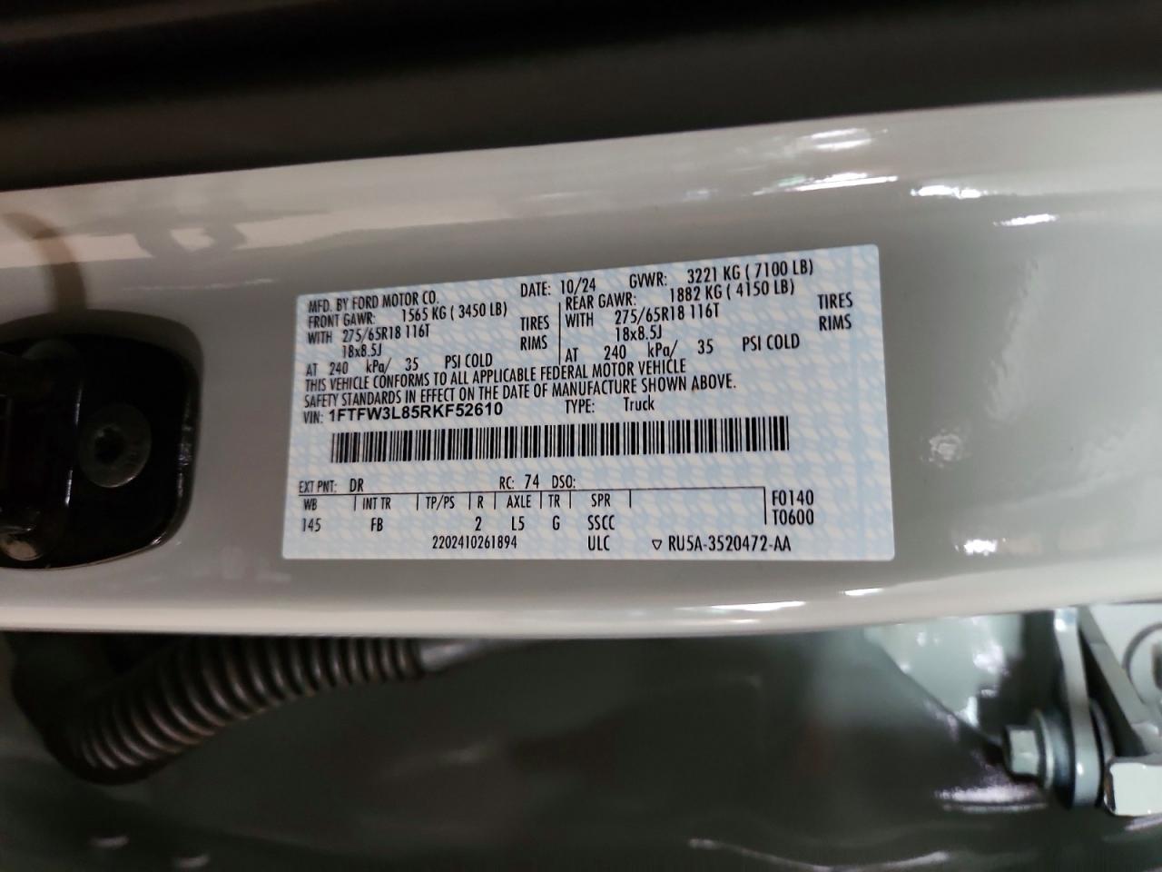 2024 FORD F150 XLT photo 12