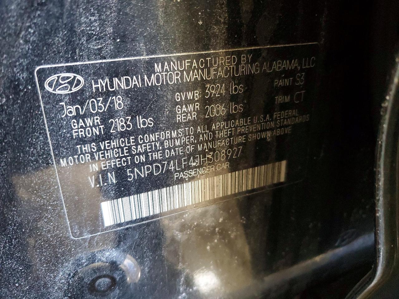 2018 HYUNDAI ELANTRA SE photo 12