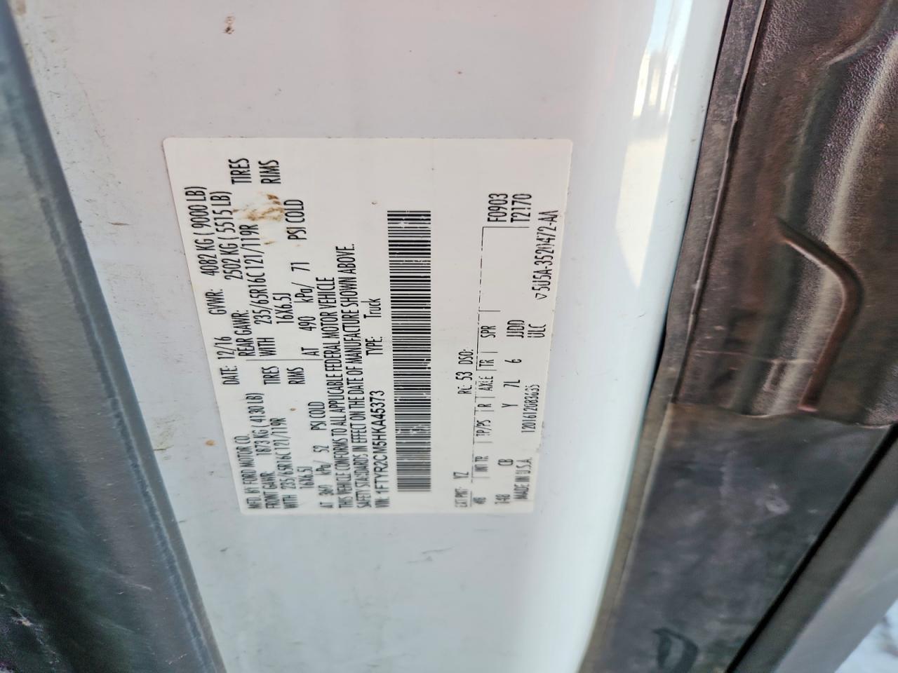 2017 FORD 250 TRANSIT photo 25