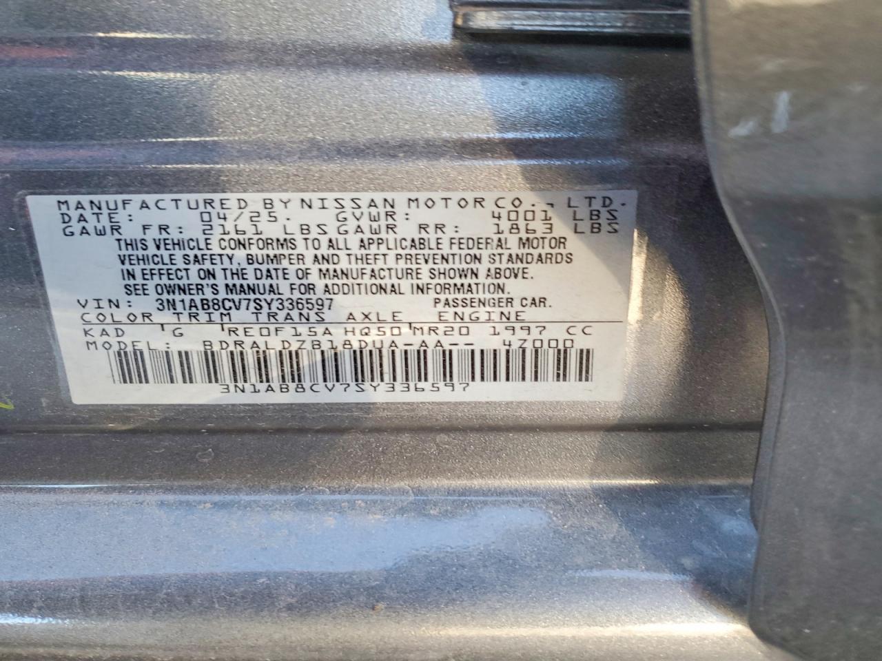 2025 NISSAN SENTRA SV photo 23