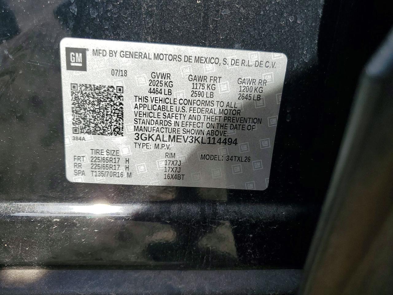 2019 GMC TERRAIN SLE photo 14