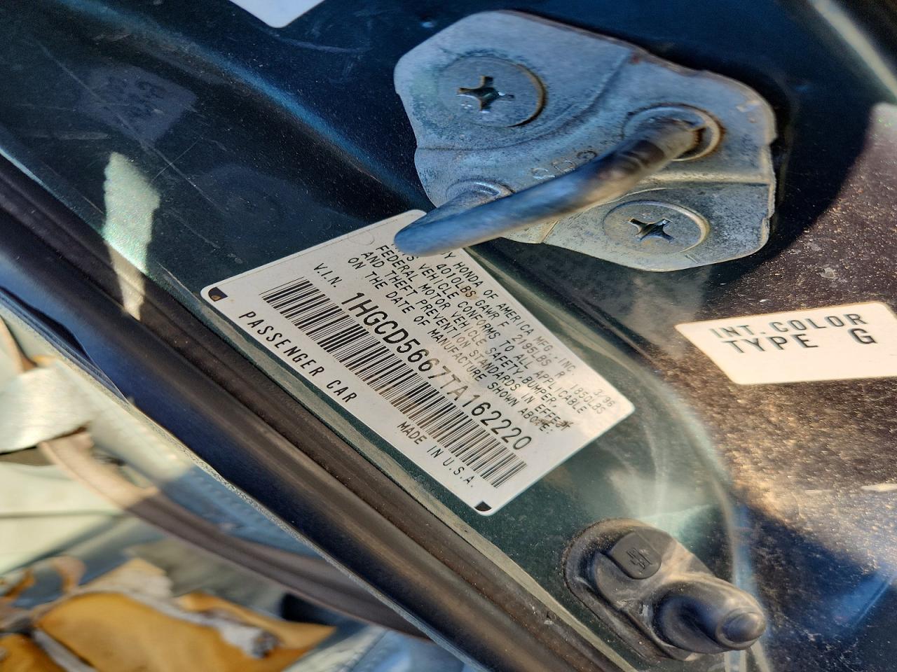 1996 HONDA ACCORD EX photo 23