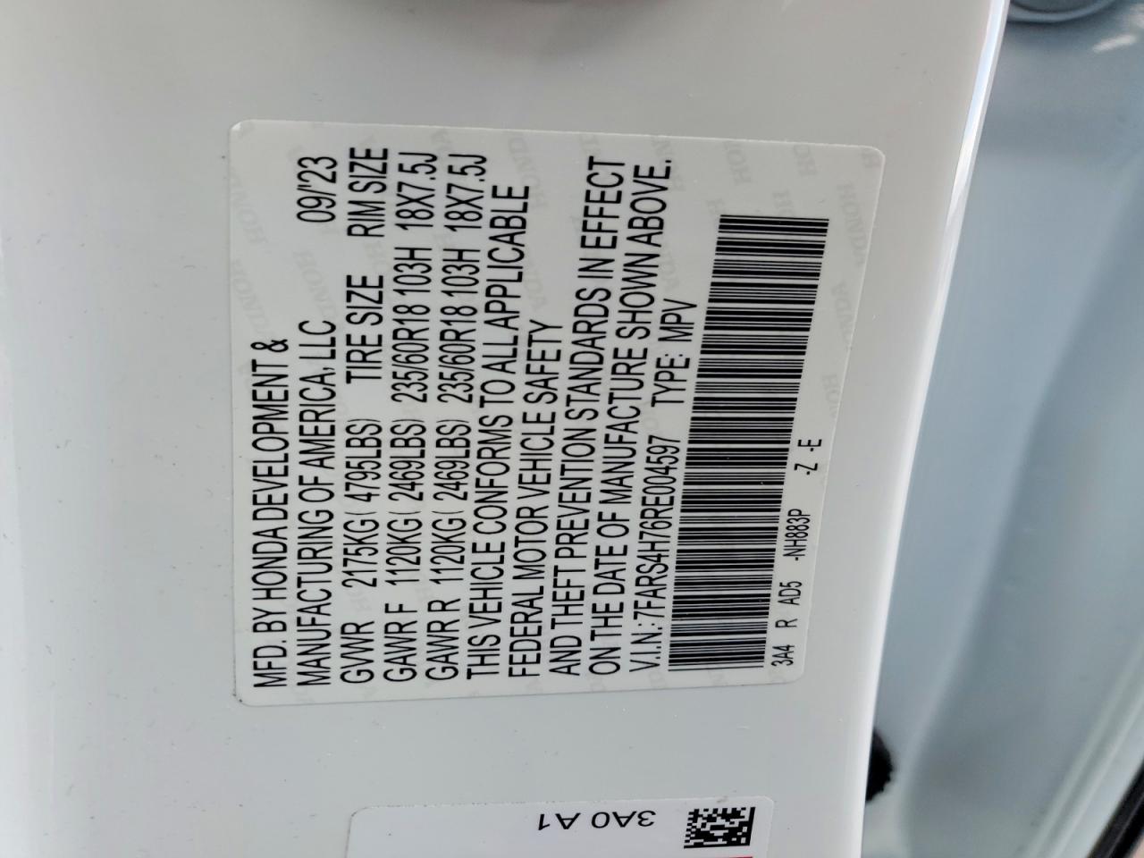 2024 HONDA CR-V EXL photo 13