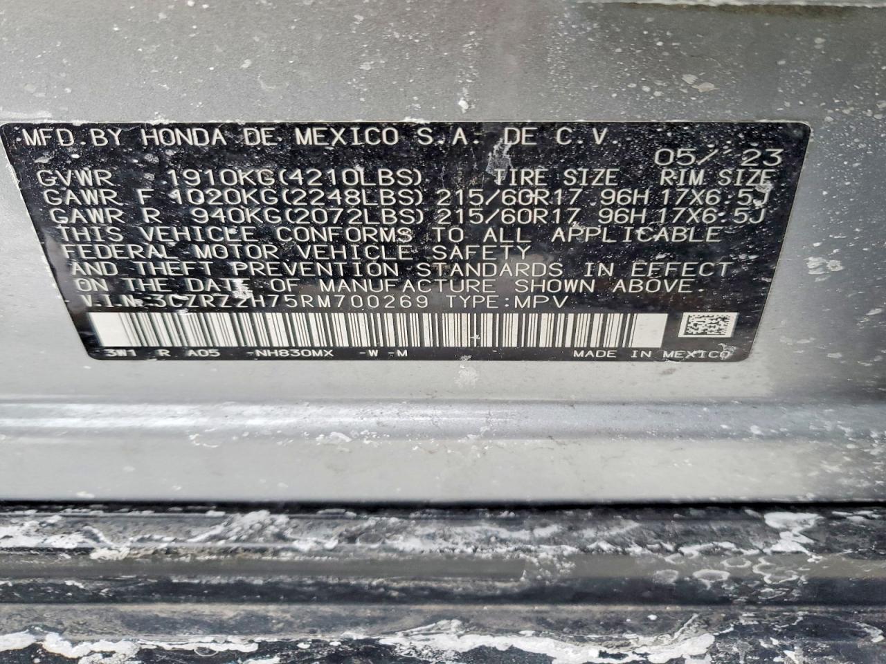 2024 HONDA HR-V EXL photo 25