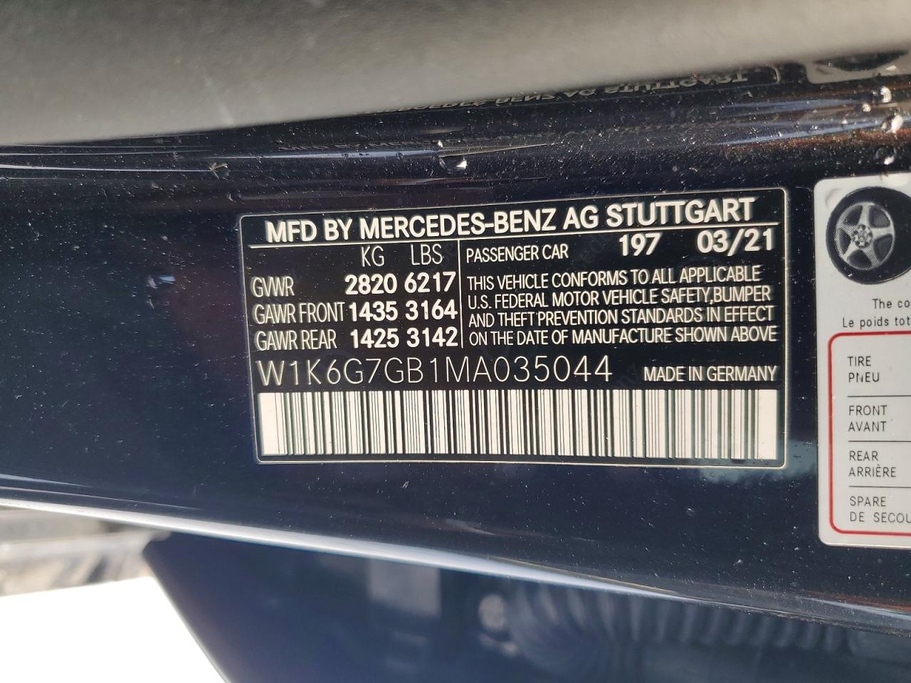 2021 MERCEDES-BENZ S 580 4MATIC photo 23