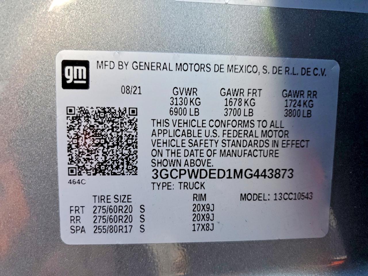 2021 CHEVROLET SILVERADO C1500 RST photo 12