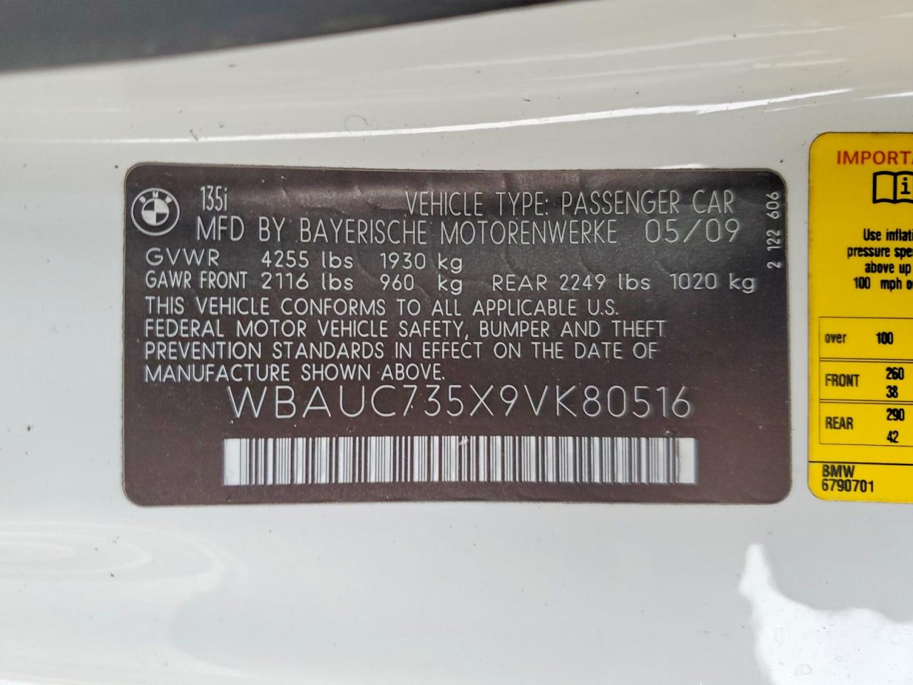 2009 BMW 135 I photo 37