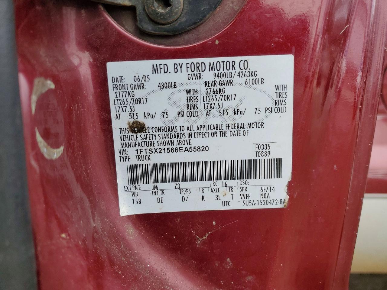 2006 FORD F250 SUPER DUTY photo 13