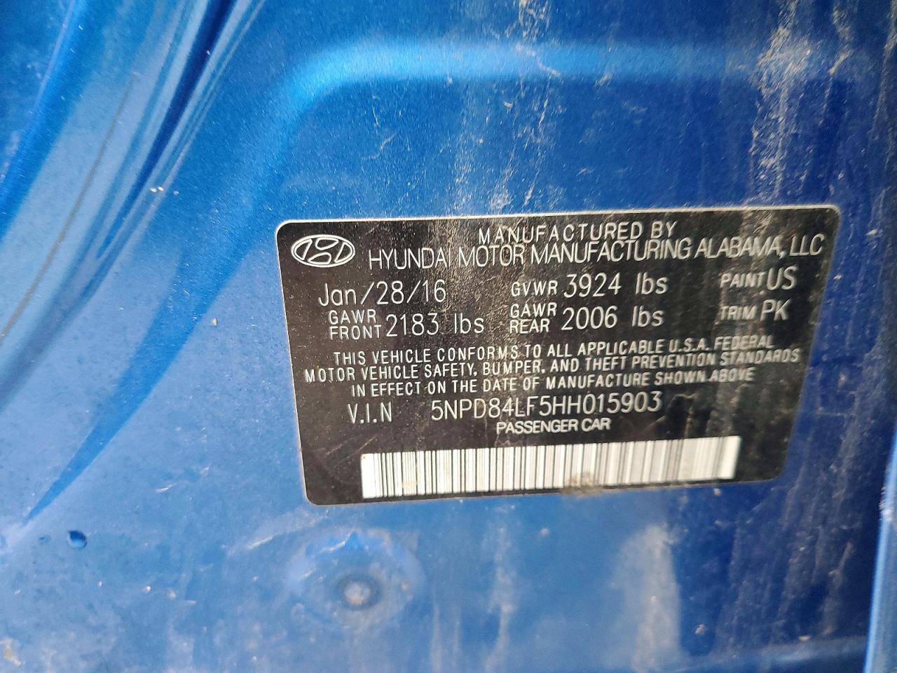 2017 HYUNDAI ELANTRA SE photo 34