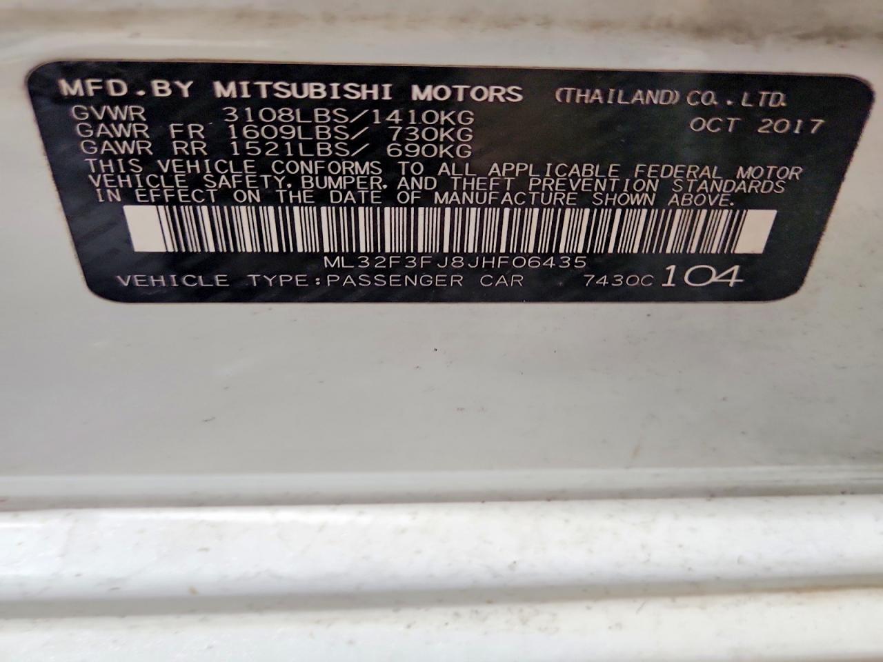 2018 MITSUBISHI MIRAGE G4 ES photo 23