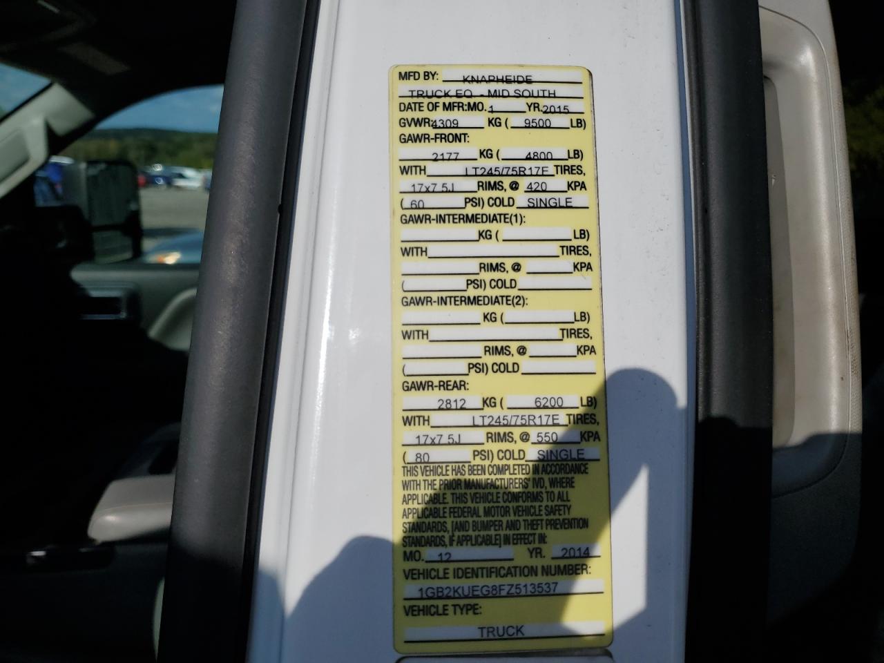 2015 CHEVROLET SILVERADO K2500 HEAVY DUTY photo 34