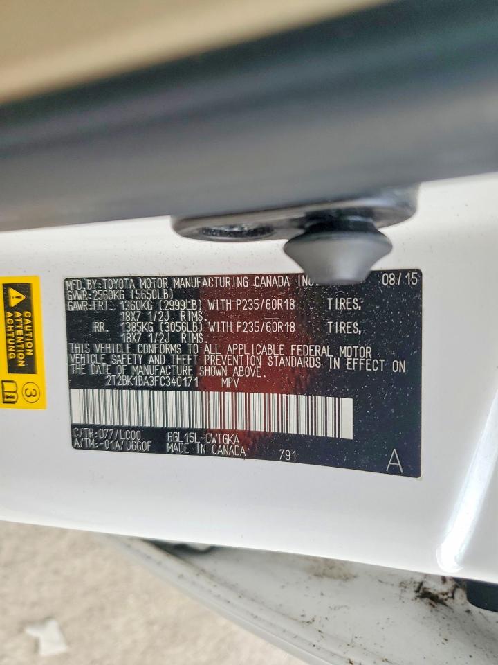 2015 LEXUS RX 350 BASE photo 13