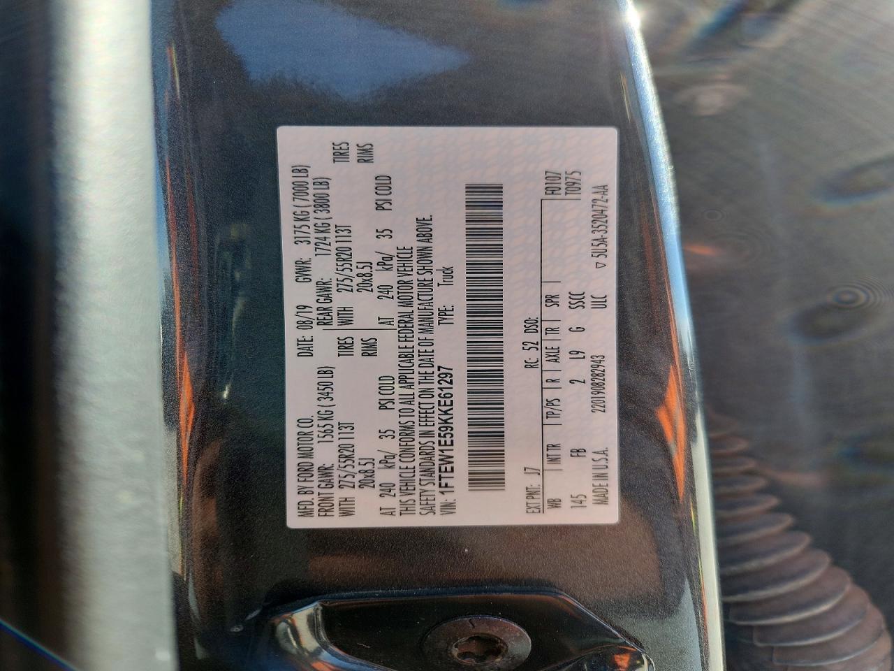 2019 FORD F150 photo 25