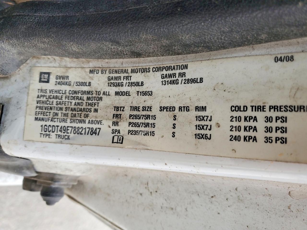 2008 CHEVROLET COLORADO LT photo 12