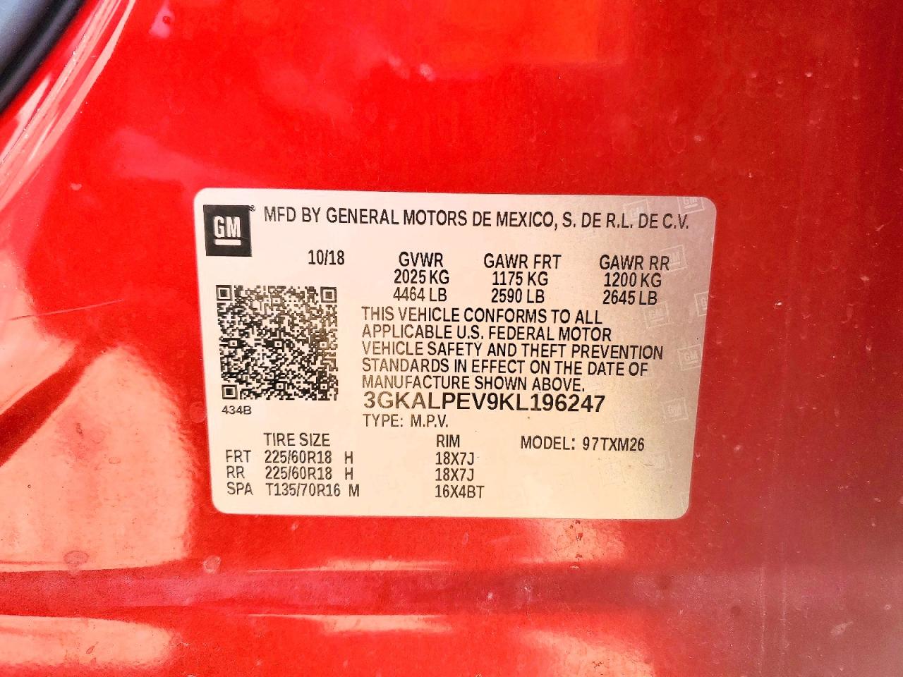 2019 GMC TERRAIN SLT photo 13