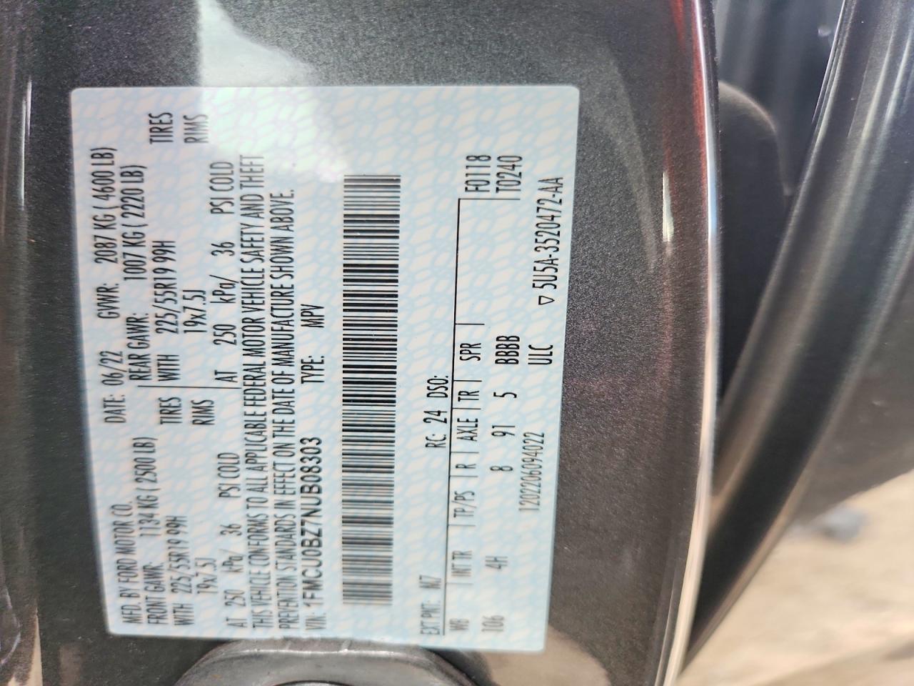 2022 FORD ESCAPE SE photo 27