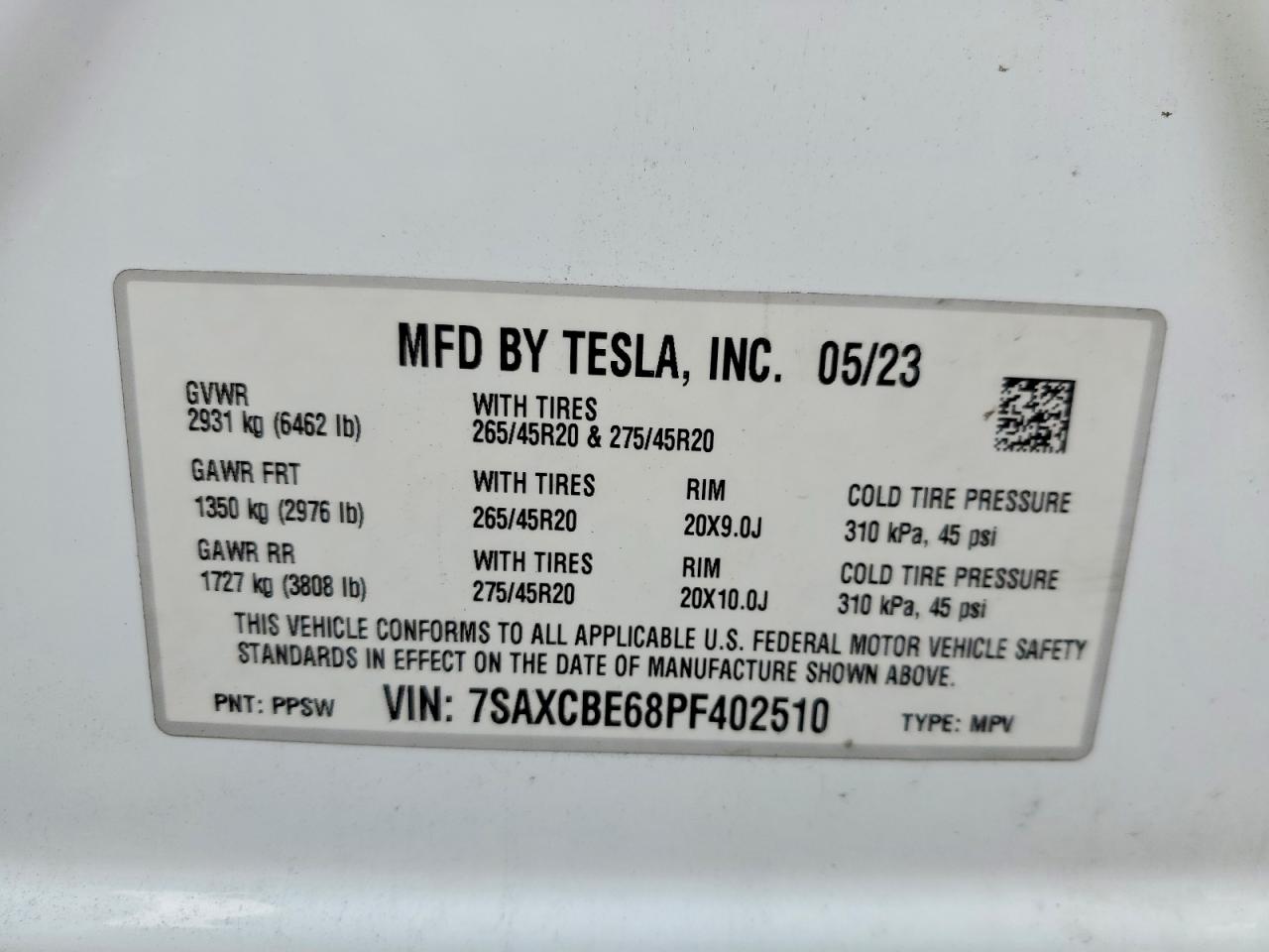 2023 TESLA MODEL X photo 27