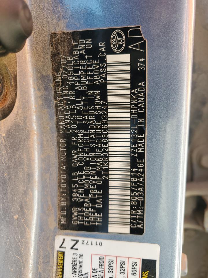2008 TOYOTA COROLLA MATRIX XR photo 34