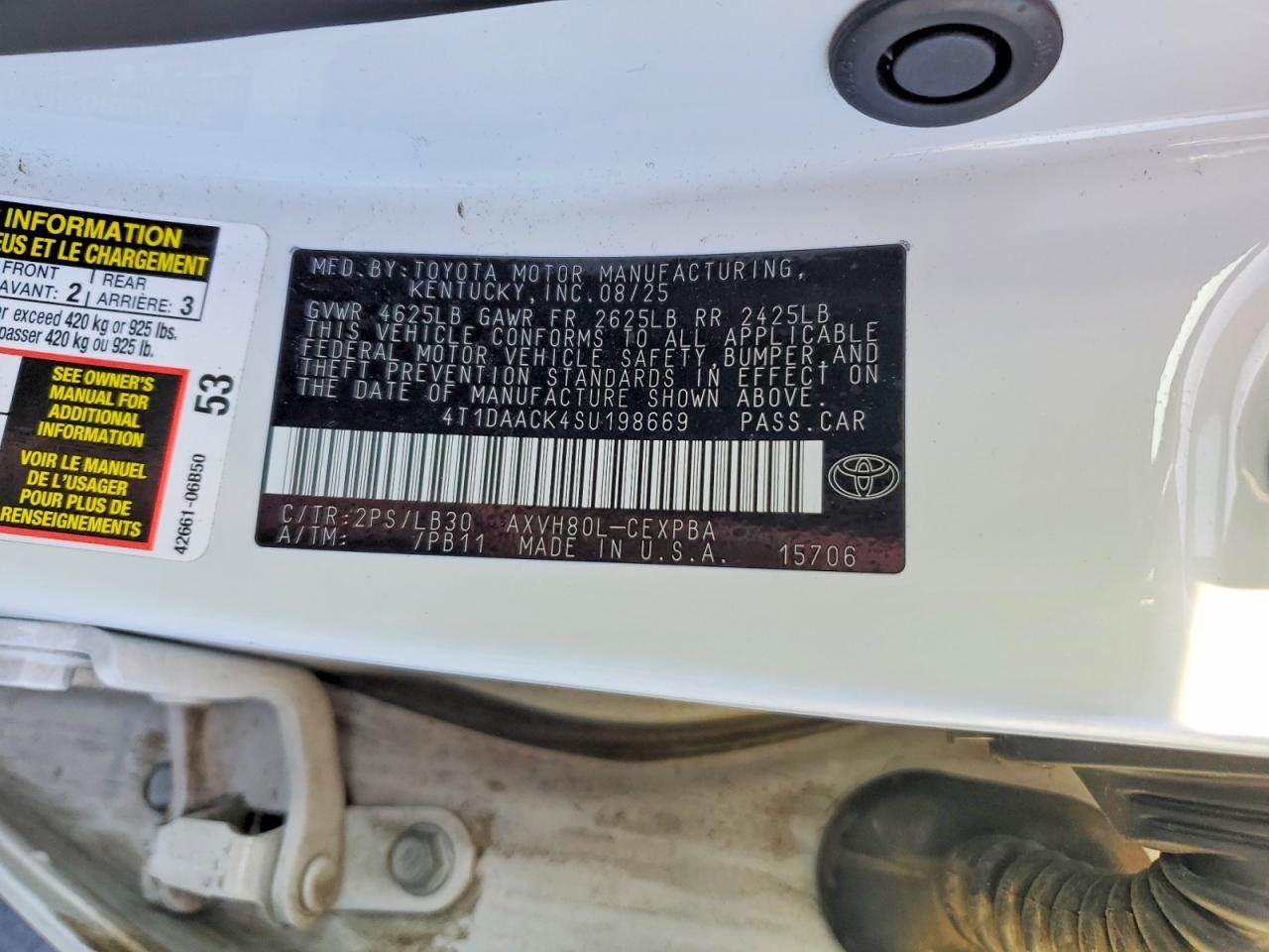 2025 TOYOTA CAMRY XSE photo 13