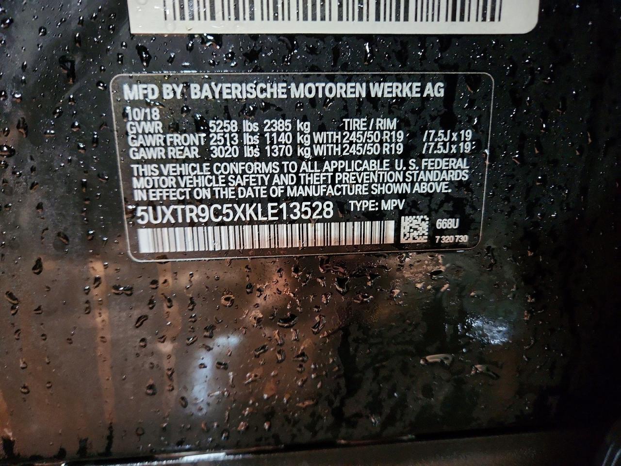 2019 BMW X3 XDRIVE30I photo 25