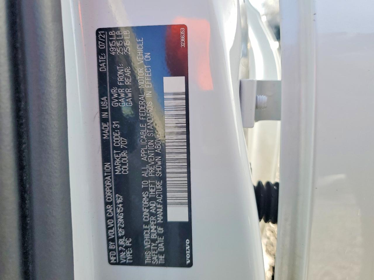 2022 VOLVO S60 B5 MOMENTUM photo 34