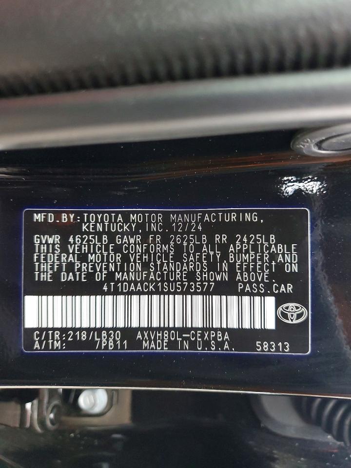 2025 TOYOTA CAMRY XSE photo 12