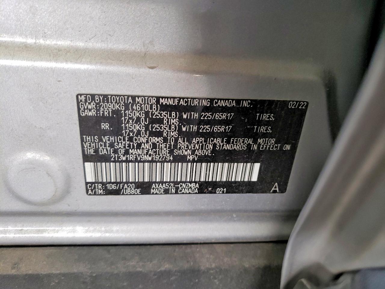 2022 TOYOTA RAV4 XLE photo 13