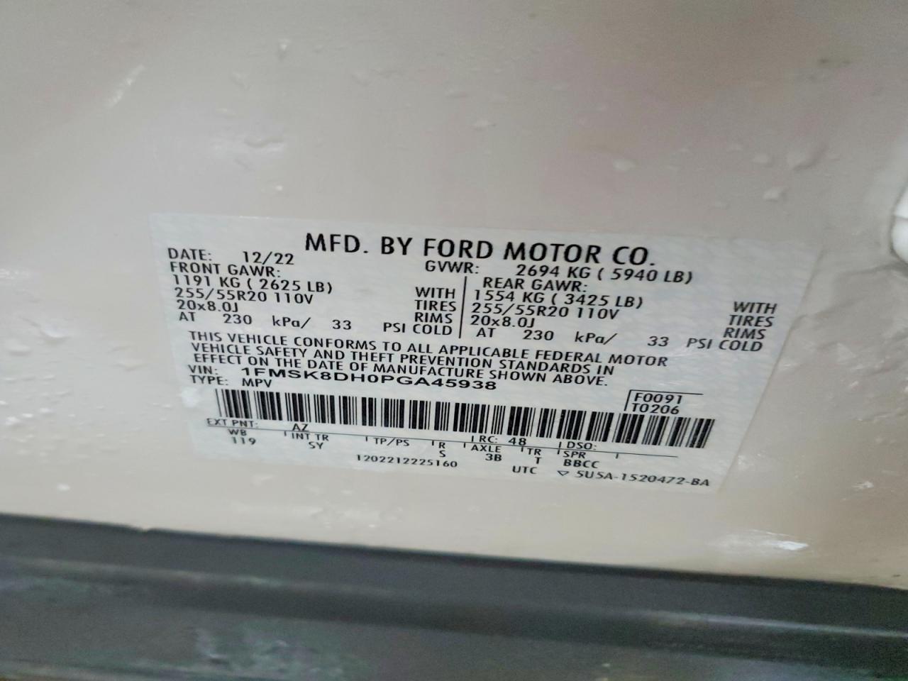 2023 FORD EXPLORER XLT photo 37